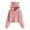 Pink, variant on BLVB Kids Little Girl's Fuzzy Fleece Hoodies Warm Loose Sherpa Hooded Sweatshirt Pullover Fall Winter Clothes 7-12 Years