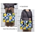 thumbnail image 6 of FORMRS 16" Laptop Bag Carrying Sleeve Case with Handle Travel Shoulder Briefcase, Lemon Checkered, 6 of 8