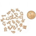 thumbnail image 5 of 26Pcs/Set Alloy Letter Rhinestone Charms Pendants Letter A~Z Alphabet Crystal Dangle Charms Beads Light Gold Plated for Jewelry Making, 5 of 5