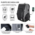 thumbnail image 3 of MOCHILA ESCOLAR UNISEX DE GRAN CAPACIDAD CON CONEXION USB DOLCE  MOCLT1, 3 of 7