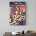 thumbnail image 6 of Retro Vintage Travel Poster Wall Print Museo De Las Culturas Oaxaca Mexico Cultural Event Historic Landmark Canvas Poster, 6 of 8