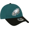 thumbnail image 3 of Men's New Era Midnight Green/Black Philadelphia Eagles The League Two-Tone 9FORTY Adjustable Hat, 3 of 6