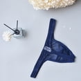 thumbnail image 6 of Jwputqe Mens Thongs,Thongs For Men,Breathable,Cooling,Solid,Low Waist,Polyester,Cotton,Dark Blue,L (US:8), 6 of 8
