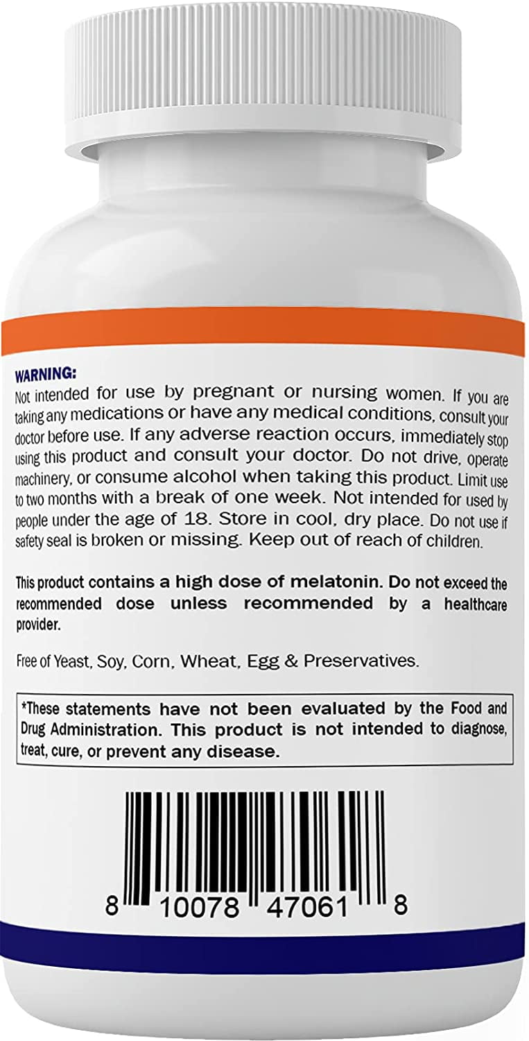 (2 pack) Vitamatic Melatonin, B6 & L-Theanine, Natural Berry, 120 Fast Dissolve Tablets
