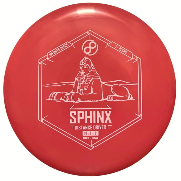 Infinite Discs Disc Golf Straight Beginner Driver I-Blend Sphinx (Blue 173-175 Grams)
