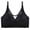 Black#65, variant on Push Up Bras for Women Easy Movement Modern Layering Wirefree Push-Up Bra No Print Front Closure for All Day Daily Wear, Comfort Stretch Feel, for Long Day Wear Black 42