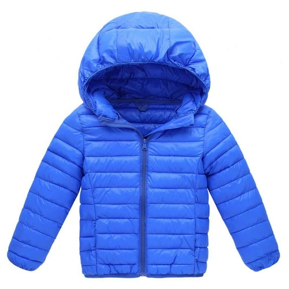 Winter Coats for Kids with Hoods Light Puffer Down Jacket Packable Cotton Coat for Baby Boys Girls, Infants, Toddlers