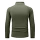 thumbnail image 4 of pstuiky camisetas de manga larga para hombre, Blusa informal y moderna de manga larga con cremallera para hombre salir tops l, 4 of 9
