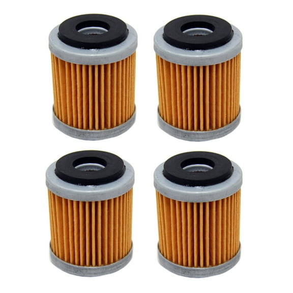 Factory Spec, FS-720, 4 Pack Oil Filters, for Yamaha YFZ450, WR250F, YZ250F, WR450F, YZ450F