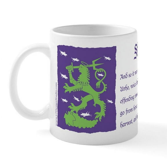 CafePress - St. Urho 3:16 Mug - 11 oz Ceramic Mug - Novelty Coffee Tea Cup