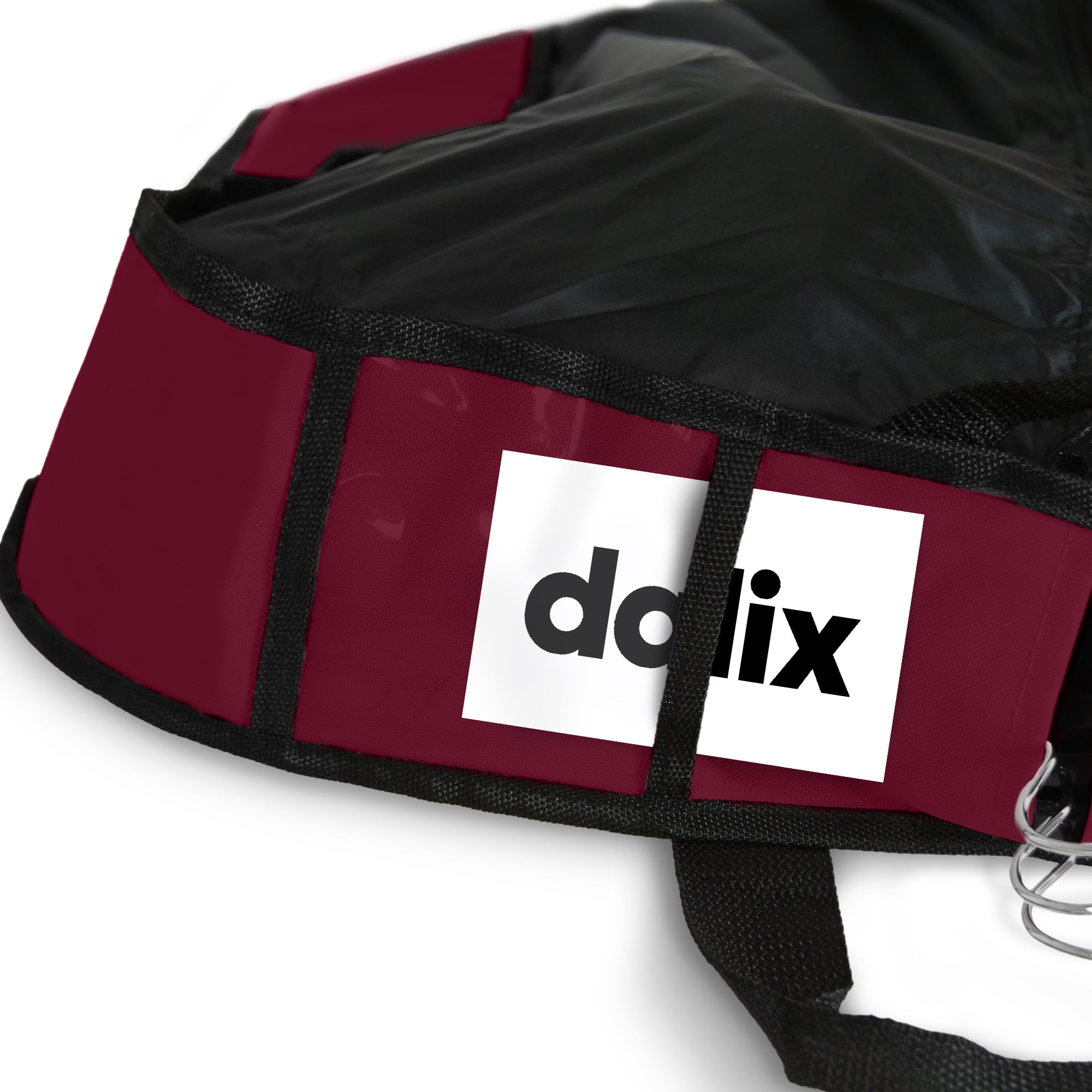 DALIX 39" Business Garment Bag Cover for Suits and Dresses Clothing Foldable w Pockets in Maroon