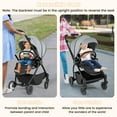 thumbnail image 6 of Costway Baby Stroller Foldable Infant Pram Stroller with Reclining Backrest Handle Gray, 6 of 9