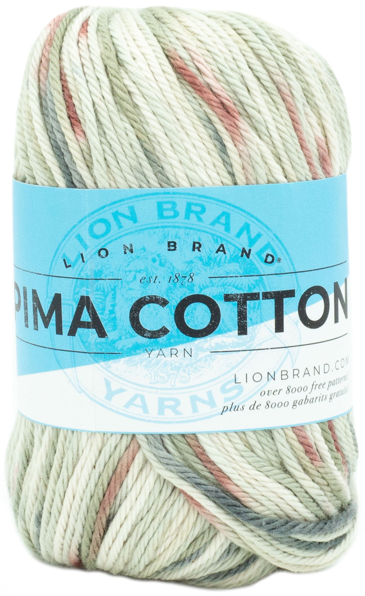 Lion Brand Pima Cotton YarnPeppercorn