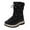 Z4 Black, variant on Krdevn Kids Winter Snow Boots Waterproof Lined Thick Sole Anti High Top Comfortable Casual Shoes for Boys Girls Everyday Play,5.5