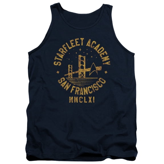 Star Trek Collegiate Bridge Adult Tank Top Navy