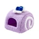 thumbnail image 5 of Cama para cobayas, casa suave para animales pequeños, acogedora y cálida, refugio de forro polar con establo Violeta, 5 of 9
