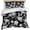 Black, variant on Sage Green Flower Bedding 3 Piece Duvet Cover Set Queen Size, Vintage Country Rose Leaf Floral Soft Microfiber Comforter Cover with Zipper Closure & Pillowcases, Wrinkle & FadeResistant Quilt Cover