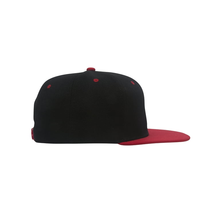 TOP HEADWEAR Baseball Cap Hat- Red/Black