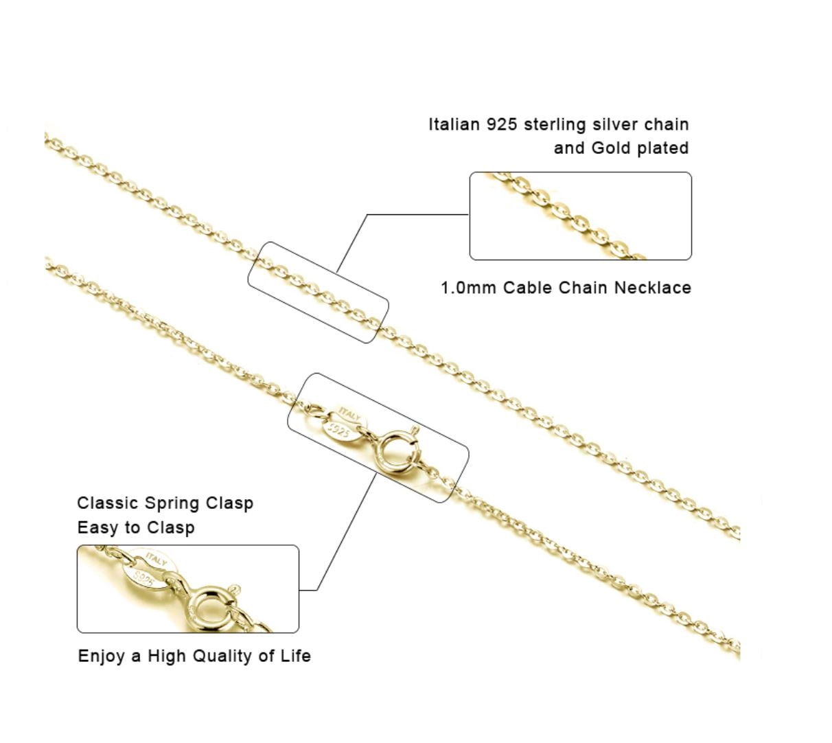 Initial Heart Charms Gold Plated  Sterling Silver Womens Ginger Lyne Collection