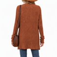 thumbnail image 3 of Cardigan Sweaters for Women Lightweight Long Sleeve Open Front Ribbed Knit Cardigans with Pockets Fall Winter Casual Outerwear, 3 of 7