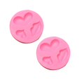 thumbnail image 1 of Oleegame 2PC Cookie Mold Washable Silicone Cake Cake Candy Chocolate Decorating Tray DIY Craft Project, 1 of 5