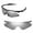 Titanium, variant on Walleva Titanium Replacement Lenses For Oakley M Frame Heater Sunglasses