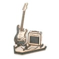 thumbnail image 1 of ROKR Electric Guitar 3D Wooden Puzzle Kit – 140 PCS DIY Model Building Set for Adults & Teens | Mechanical Music Instrument Craft, Educational STEM Toy & Gift, 1 of 5