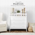 Dream On Me Marcus Changing Table And Dresser, White