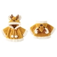 thumbnail image 4 of Actoyo Winter Baby Girl Toddler Christmas Fleece Coat Cloak Deer Jacket Snowsuit Outerwear Clothes, 4 of 9