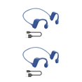 thumbnail image 3 of sweethay Auriculares compatibles con Bluetooth Carga USB Conducción ósea Banda para el cuello Auriculares Auriculares portátiles Ciclismo Type3 NO3, 3 of 6