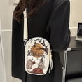 thumbnail image 3 of Bolso Bandolera Fantasma PU Halloween Pequeño Hobo Gran Capacidad, 3 of 9