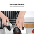 thumbnail image 6 of TaTaai Electric Kitchen Knife Sharpener - 2 Stage Knife Sharpener with Wheels - Repair, Restore, Polish Blades, Cutters, 6 of 7
