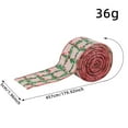 thumbnail image 3 of Steadlien Christmas Plaid Ribbon Roll 5cm Wide Decorative Bow Making Craft Supply Gift Wrapping Party Decor Seasonal Holiday Decoration, 3 of 4
