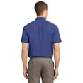 thumbnail image 2 of Port Authority TLS508 Mens Short Sleeve Easy Care Shirt, Mediterranean Blue - Large Tall, 2 of 4
