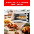 thumbnail image 4 of Horno Tostador de Convección Betty Crocker Multifunción de 6 Rebanadas y Freidora de Aire 0.8 Cu con, 4 of 7
