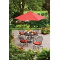 thumbnail image 2 of Better Homes & Gardens Clayton Court Outdoor Metal 5-Piece Dining Set, Red, 2 of 8