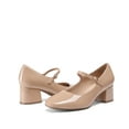 thumbnail image 2 of BURUDANI Women's Pumps Square Toe Mary Jane Shoes Chunky Black Heels Casual Dressy, 2 of 4