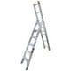 thumbnail image 1 of Escalera De Tijera Aluminio Akron 13 Escalones Tipo II 175kg, 1 of 5