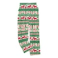 thumbnail image 4 of successthop Christmas Flannel Pajama Pants Men Deer Elastic Drawstring Cozy Trousers with Pocket Sleep Bottoms, 4 of 4