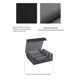thumbnail image 3 of 1800+ Card Deck Case para Trading Cards, Magnetic Storage Box Top Side-Loading Game Cards Negro+Gris, 3 of 8