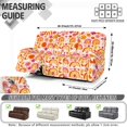 thumbnail image 7 of Xoenoiee Rainbow Flower Pattern 8 Pieces Stretch Sectional Recliner Sofa Slipcover Soft Fitted Fleece 3 Seats Couch Cover Washable Furniture Protector with Elasticity for Kids Pet, 7 of 7