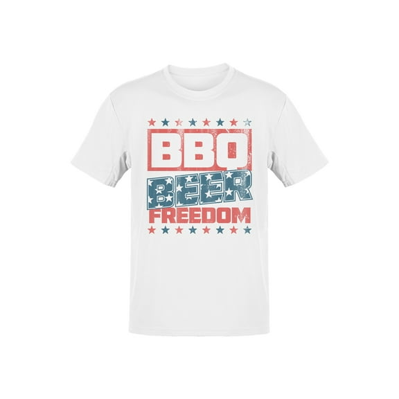 BBQ Beer Freedom USA Men's T-shirt