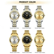 CHENXI Women Luxury Quartz Watches Ladies Golden Stainless Steel Watchband High Quality Casual Waterproof Watch Gift for Wife