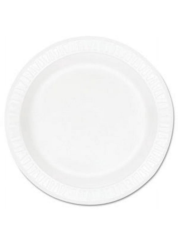 Dart 9PWCR Disposable Foam Plate, 9 in, 125 per Pack (Case of 4Packs), 500 ct