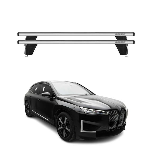 2022-2026 BMW iX Roof Rack Cross Bars Silver
