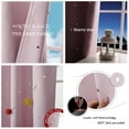 thumbnail image 2 of Lapalife Blackout Star Curtains for Kids Room, Hollow Cut Out Star Grommet Windows Curtains for Nursery, 1 Panel, Baby Pink, 52''x 63'', 2 of 8