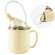 thumbnail image 3 of Taza de paja para alimentos que fluye taza de paja multifuncional de acero inoxidable buen efecto de aislamiento cubierta de plástico amarilla para el hogar, 3 of 7