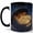 Black, variant on Moon Girl Hug 11oz Ceramic Mug, Celestial Dream Art