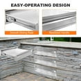 thumbnail image 4 of TROPOW 30" Stainless Steel Outdoor Kitchen Single Drawer – Flush-Mount Built-In Drawer with Divider, Weather-Resistant BBQ Storage for Patio, Grill Station, or Island, 4 of 7