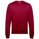 thumbnail image 1 of Awdis - Sudadera lisa con cuello redondo Unisex (Rojo Hot chilli), 1 of 2
